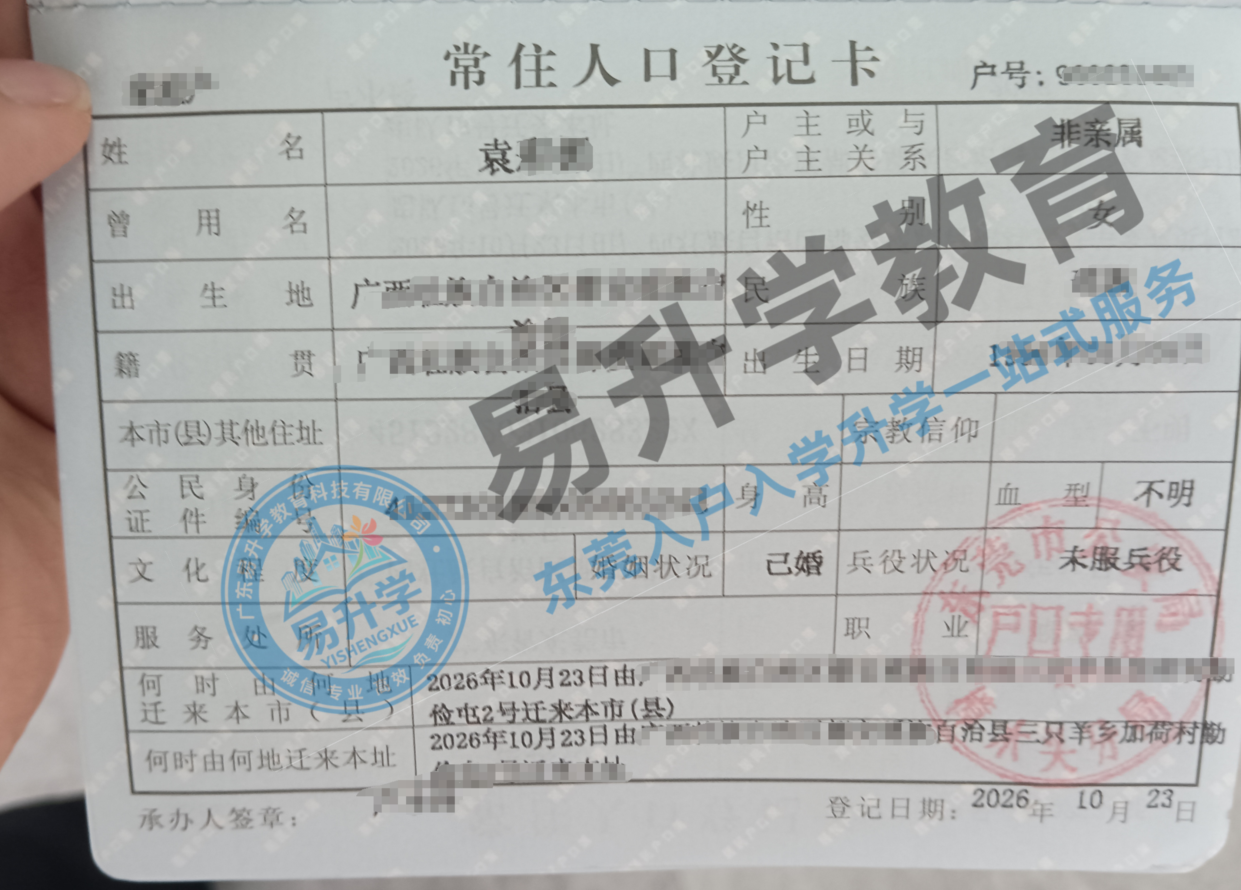 袁小姐：自由职业也有路，12天落户樟木头