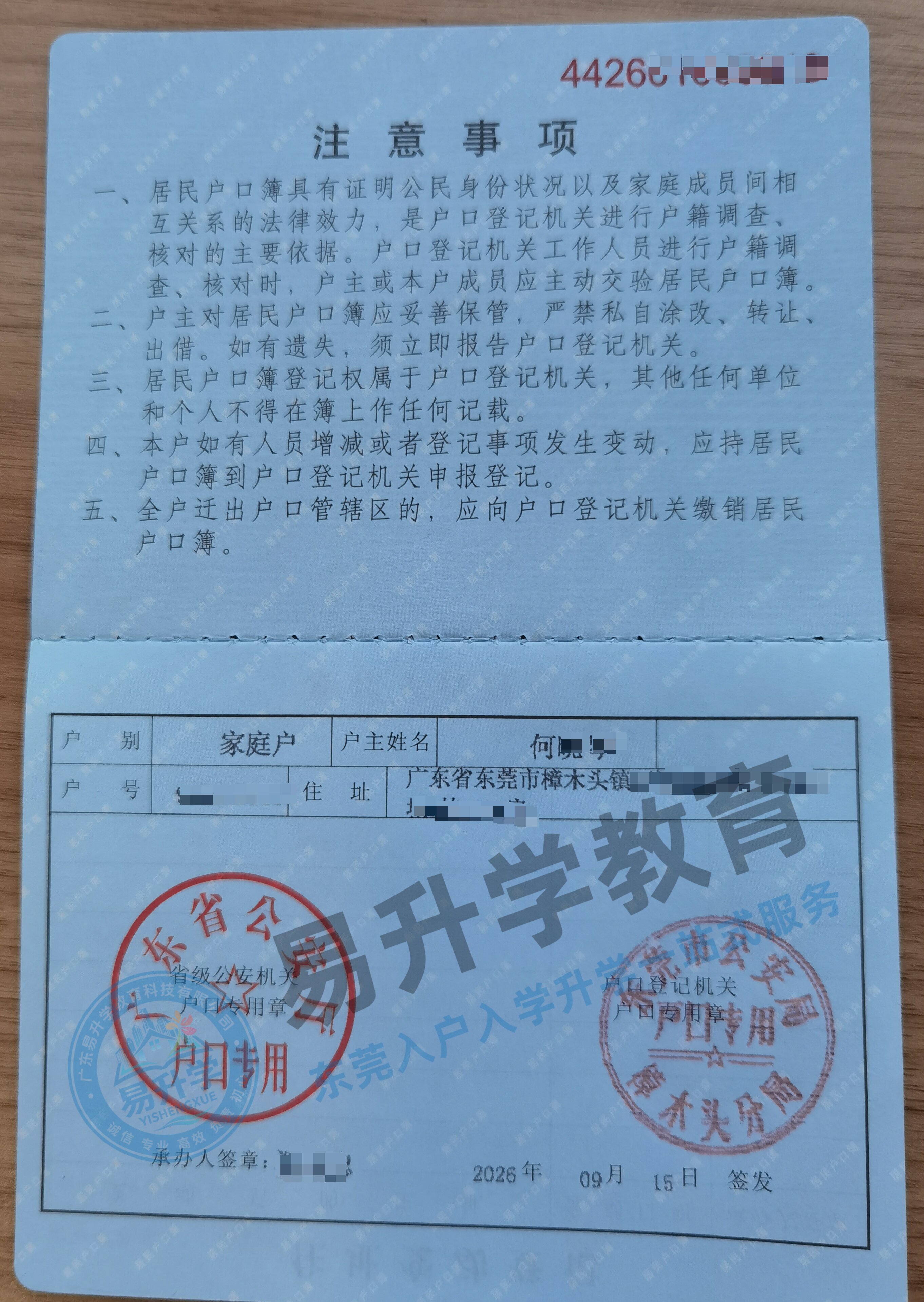 扎根樟木头读公办！何小姐短居住证11天顺利入户